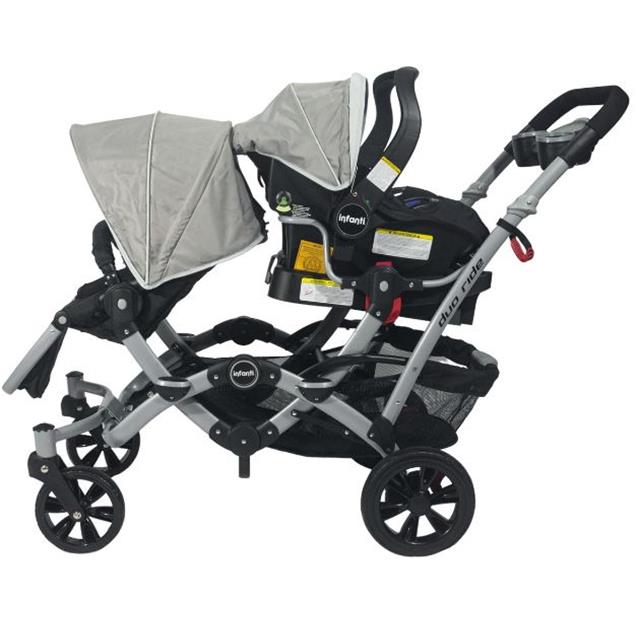 Cochecito Infanti Duo Ride Negro Y Gris (3402)