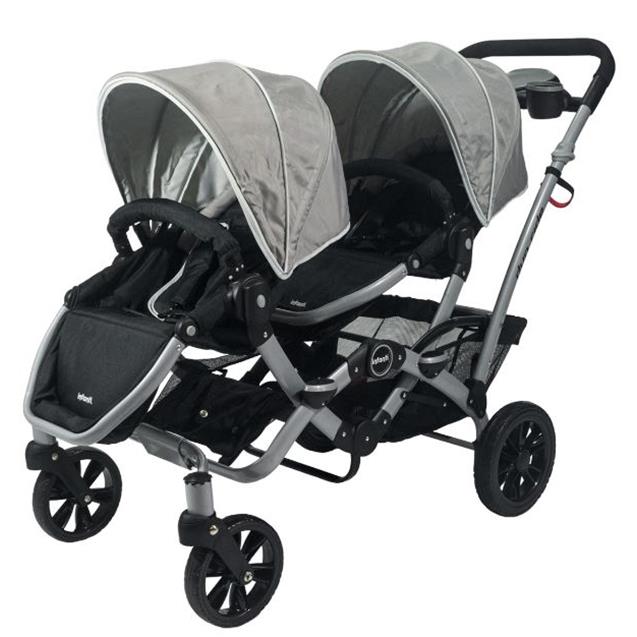 Cochecito Infanti Duo Ride Negro Y Gris (3402)
