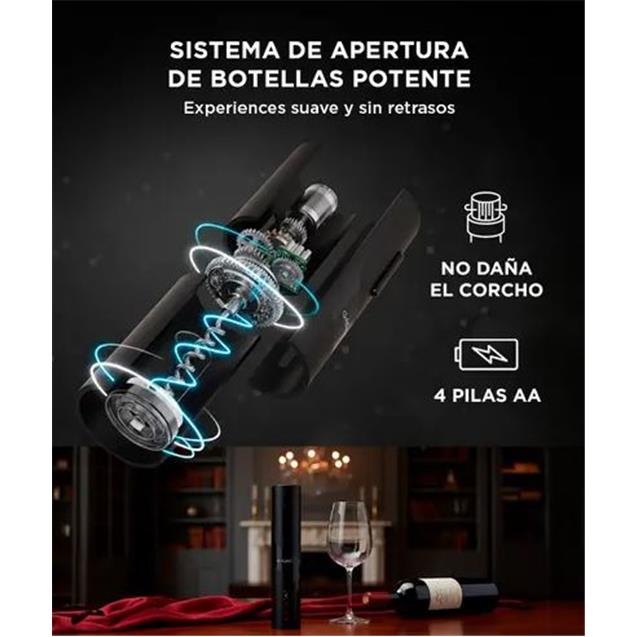 Sacacorchos Automático Gadnic A Pilas C/Accesorios (V8094)