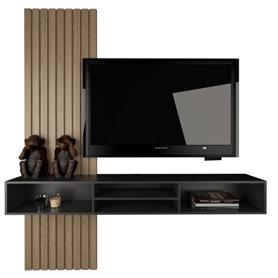 Rack Tv Tables  P/Colgar 180 Cm Olmo/F.Negro (1407)