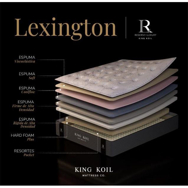 SOMMIER Y COLCHON LEXINGTON 180X200 RESERVE LUX