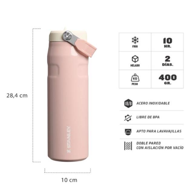 Botella Stanley Aerolight Flipstraw 710ml Peach Whip Gloss (10-11283-405)