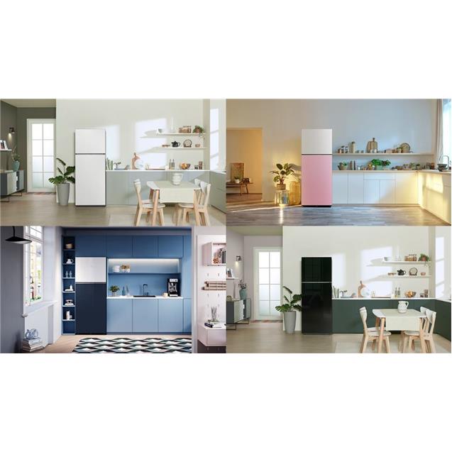 Heladera Samsung Bespoke 384 Lts Inverter Clean White