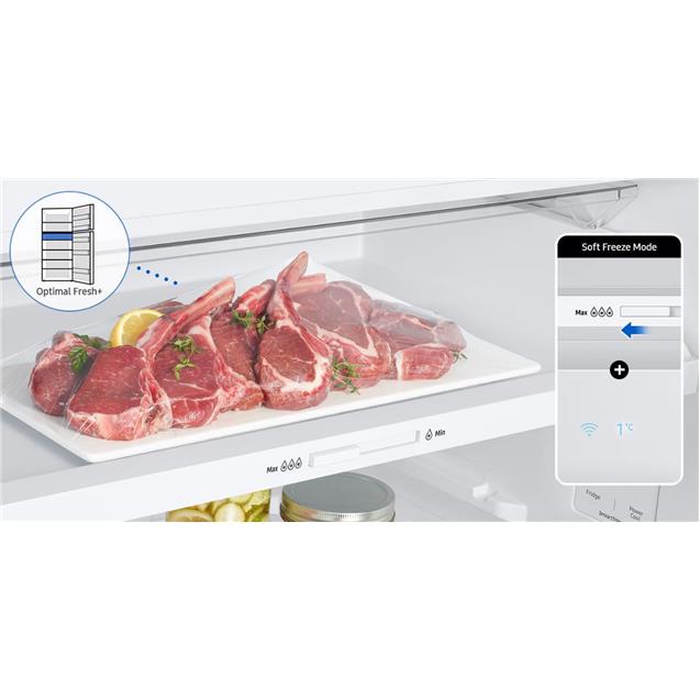 Heladera Samsung 407 Lts Inverter C/ Dispenser Inox (RT42CG672059/B3)