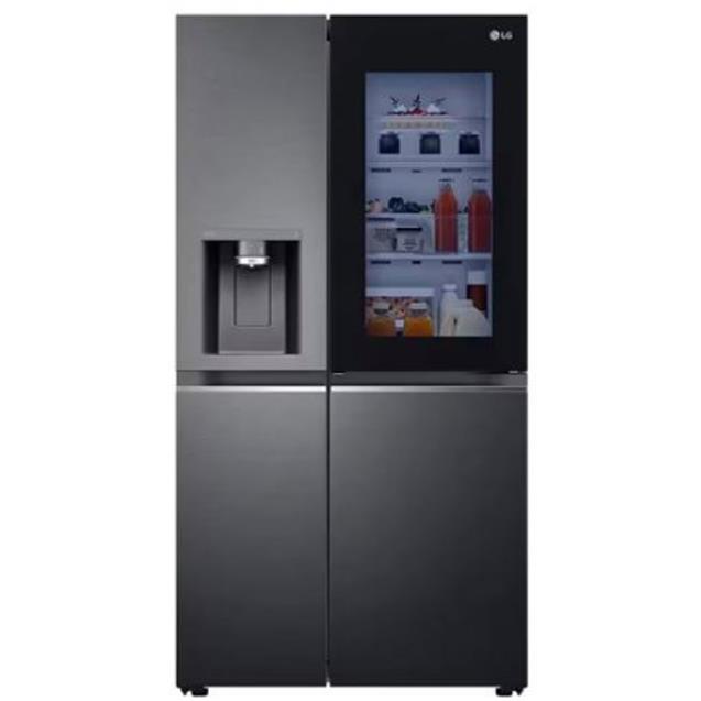 Heladera LG Inverter 718 Lts  Frenchdoor Instaview Smart Black (GS77SXTC)