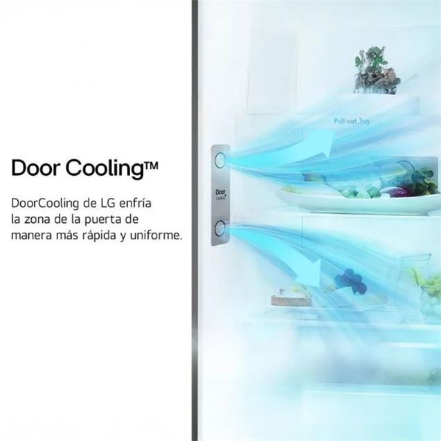 Heladera LG Doorcooling+ 335 Lts Inox (VB33BPY)