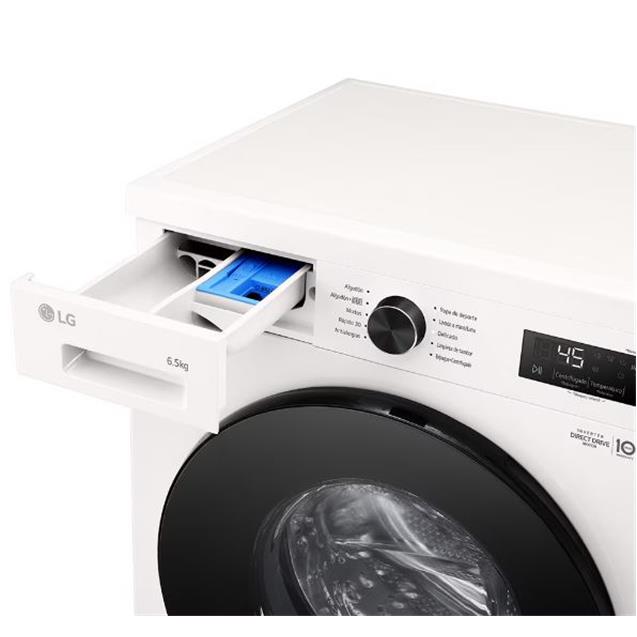 Lavarropas LG 6.5 Kg. 1200 Rpm Inverter Direct Drive Blanco (WM65G)