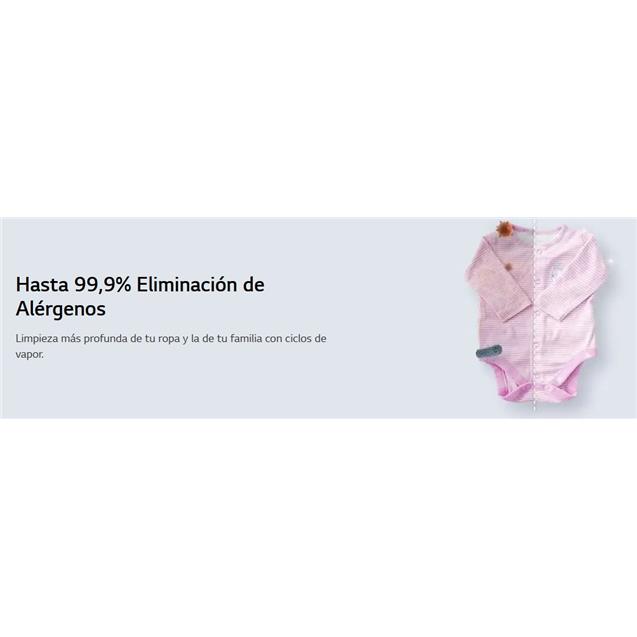 Lavarropas LG Inverter Direct Drive C/F 8kg 1200 Rpm Blanco (WM80GW)