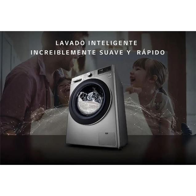 Lavasecarropas LG Inverter Direct Drive 15/8kg Gris (WD15EGNTSPG)