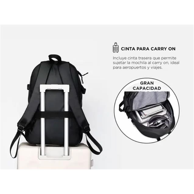 Mochila Gadnic South Port Nylon Portanotebook C/Usb (MOCH0560)