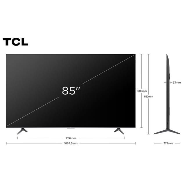 SmartTv  Tcl Qled 85" Uhd Google Tv-Rv (85P8K)