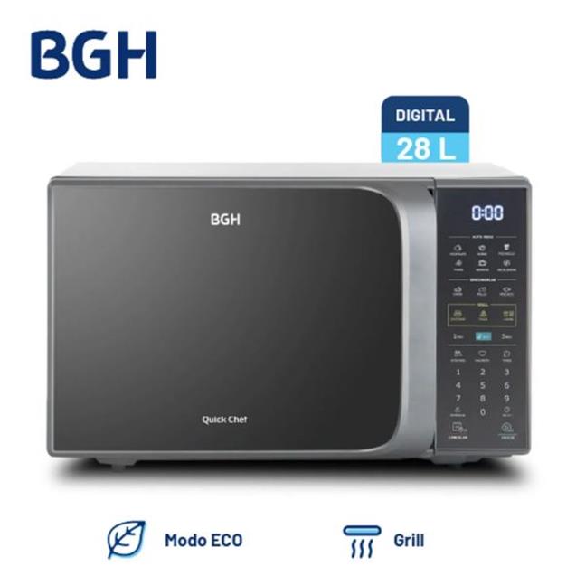 Microondas BGH 28 lts Digital ECO (B228DS20I)