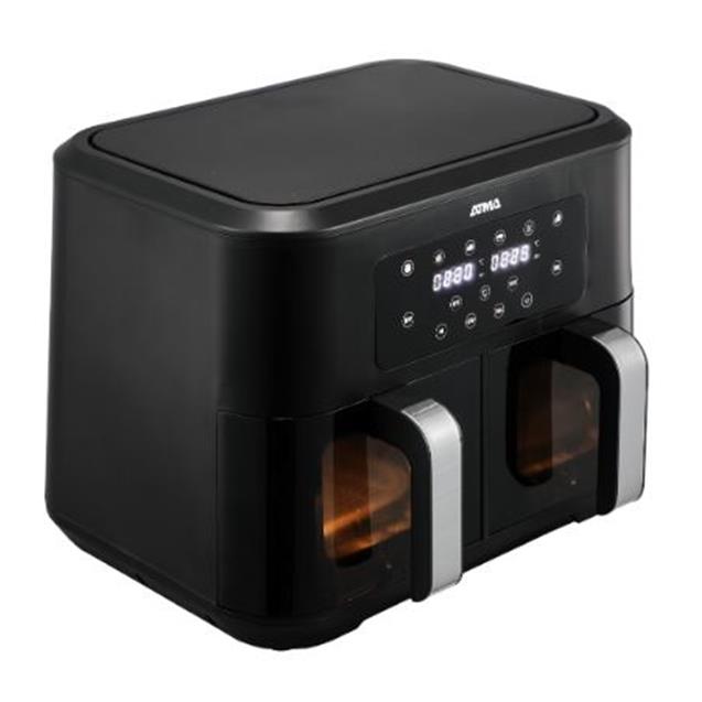 Freidora Atma Doble Canasta Negra (FRD248AP)