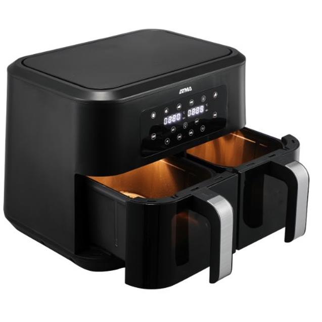 Freidora Atma Doble Canasta Negra (FRD248AP)