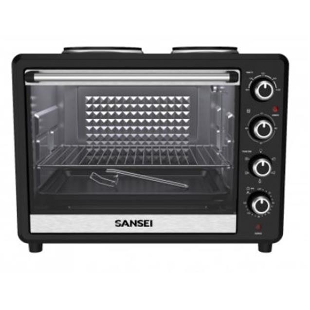 Horno Eléctrico C/Anafe Sansei 63 Lts Convección (HGCSA6324AUAPI)
