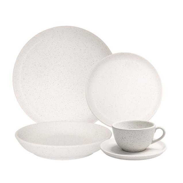 Set Platos Oxford Flat Baunilha 30 Piezas (AO30.1A09)