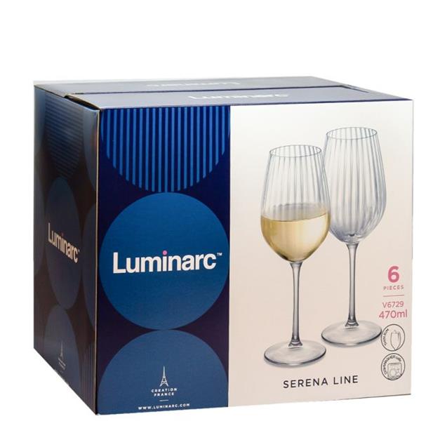 Set Copas Luminarc Serena 470cc X6 Unidades (V6729)