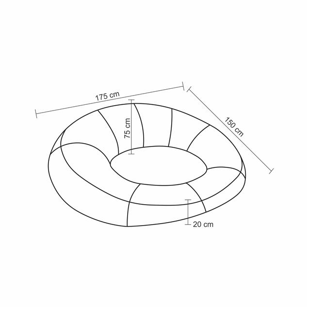 Inflable Rivatti Puff Like Para Exterior