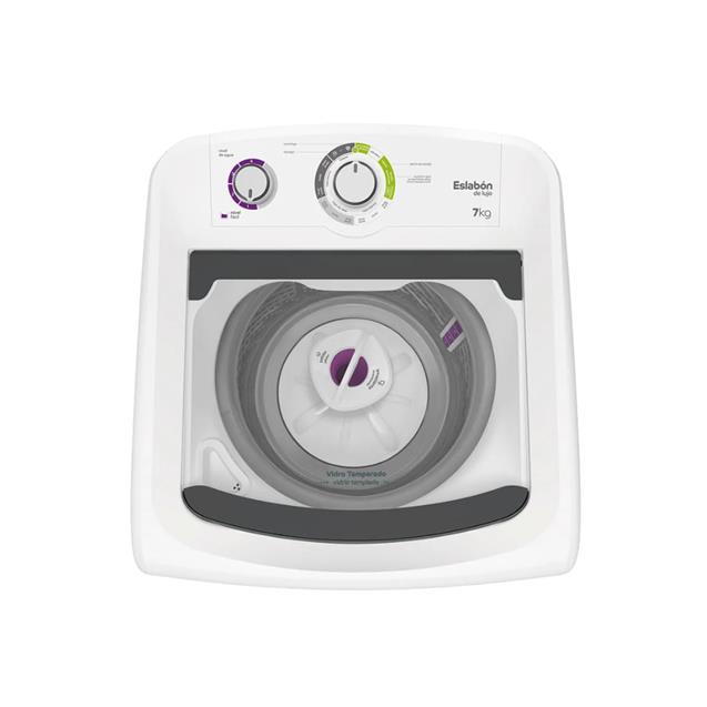 Lavarropas Eslabon de Lujo Carga Frontal Automático 7 Kg 750 RPM Blanco (EWH07BB)