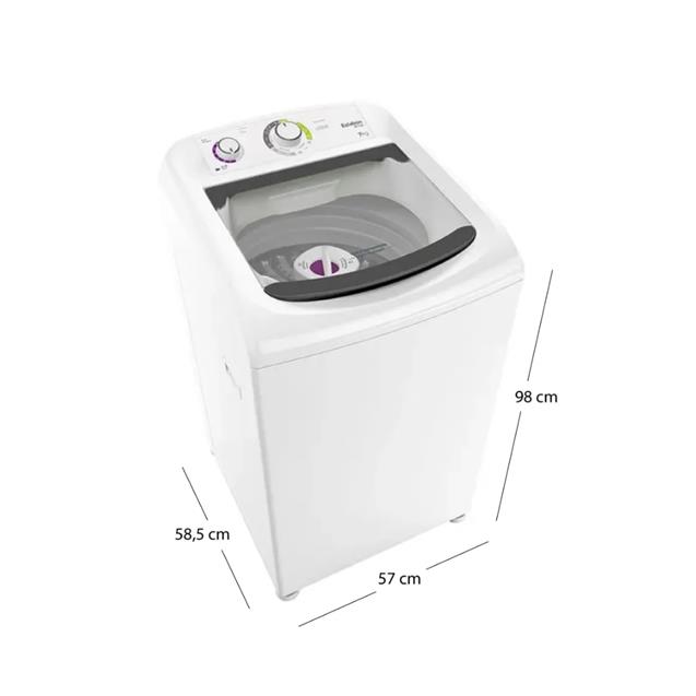 Lavarropas Eslabon de Lujo Carga Frontal Automático 7 Kg 750 RPM Blanco (EWH07BB)