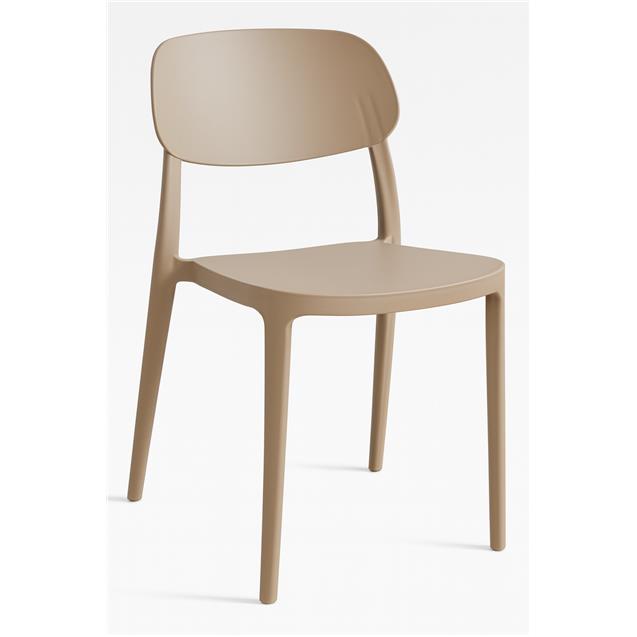 Silla Ego Design Polipropileno Beige (251811883)