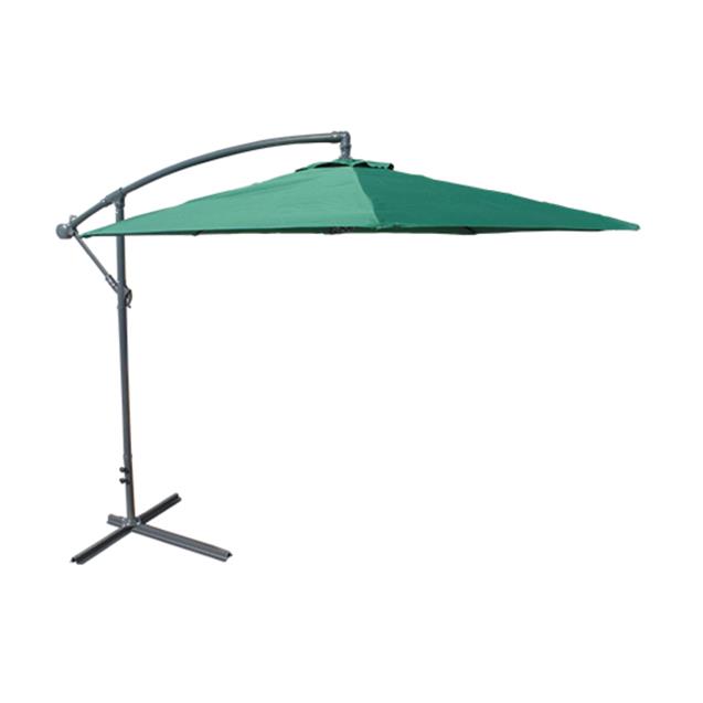 Sombrilla Utile 3.00 Mts Lateral Poliester C/Base Verde (GB1880-V 16213)