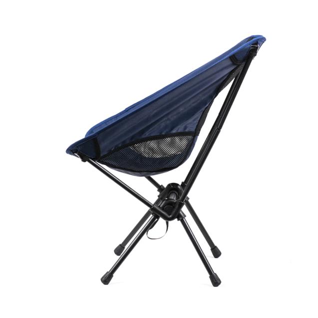 Silla Camping Origami Desarmable Azul Acero
