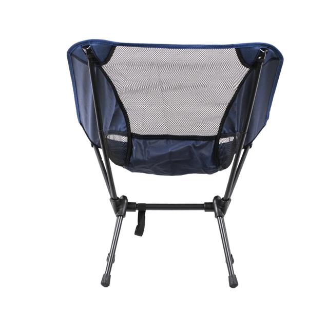 Silla Camping Origami Desarmable Azul Acero