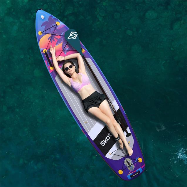 Tabla Stand Up Origami Sunset 335x83x15 Cm Hasta 150 Kg Quilla Us Box - Bolso C/Accesorios