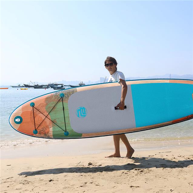 Tabla Stand Up Origami Sylvie 307X81X15 Cm Hasta 120 Kg Quilla Encastre - Bolso C/Accesorios