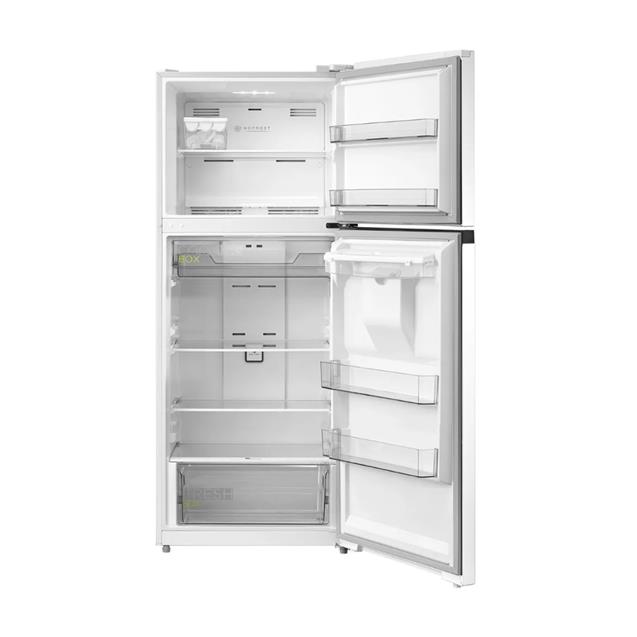 Heladera Midea Top Mount No Frost Inverter con freezer 412L Blanco (MDRT580)