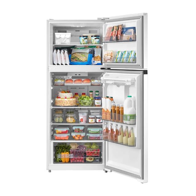 Heladera Midea Top Mount No Frost Inverter con freezer 412L Blanco (MDRT580)