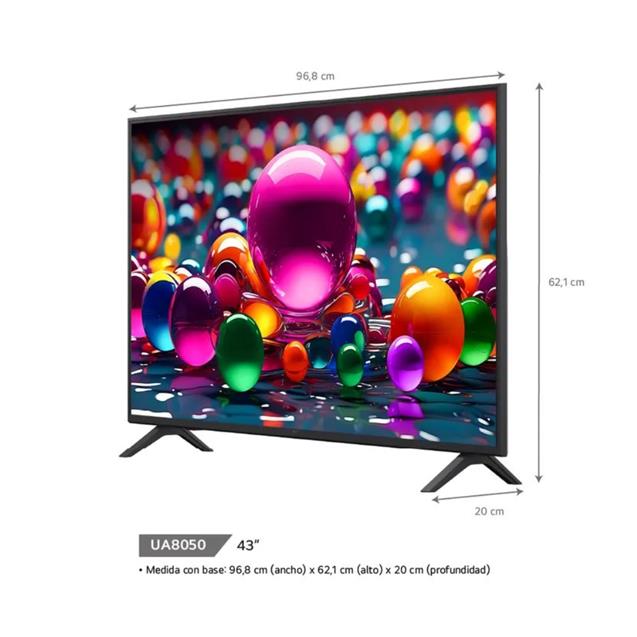 Smart Tv Led LG 43" 4K UHD WEBOS AI ThinQ (43UA8050PSA)