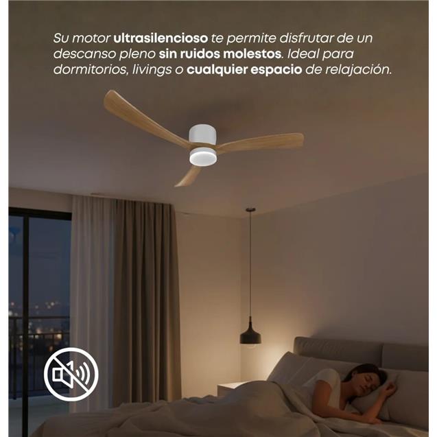 Ventilador De Techo Abon Garden Agz 48 200 Blanco Os Linea Zentra