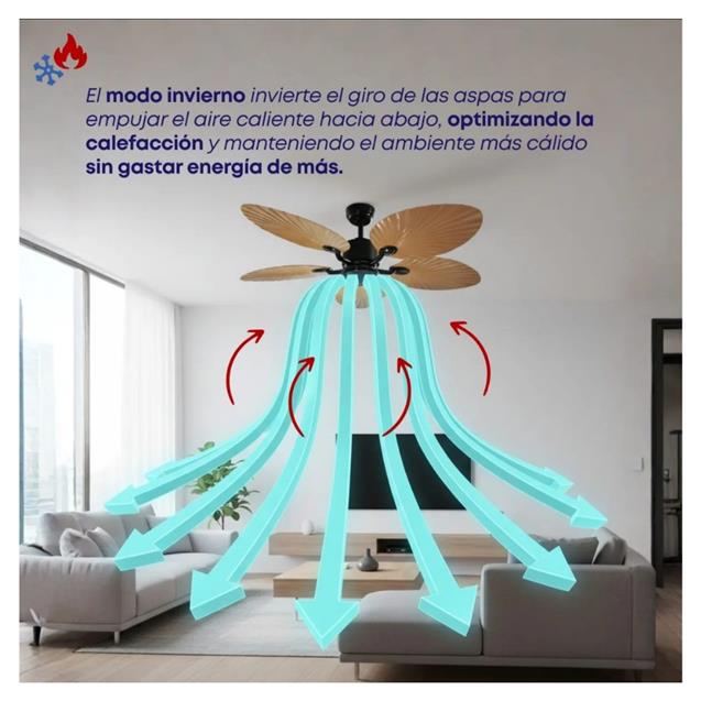 Ventilador De Techo Abon Garden Linea Zentra (AGZ 52 400 - NE CL)