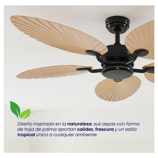 Ventilador De Techo Abon Garden Linea Zentra (AGZ 52 400 - NE CL)