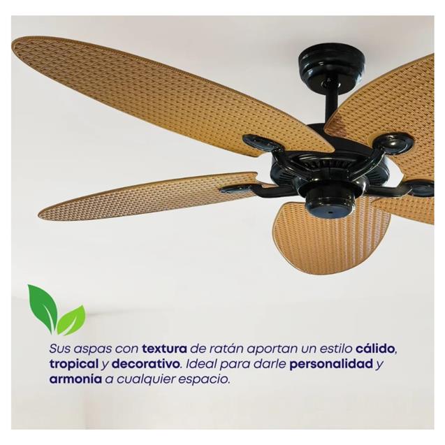 Ventilador De Techo Abon Garden Línea Zentra (AGZ 52 400 - NE OS)