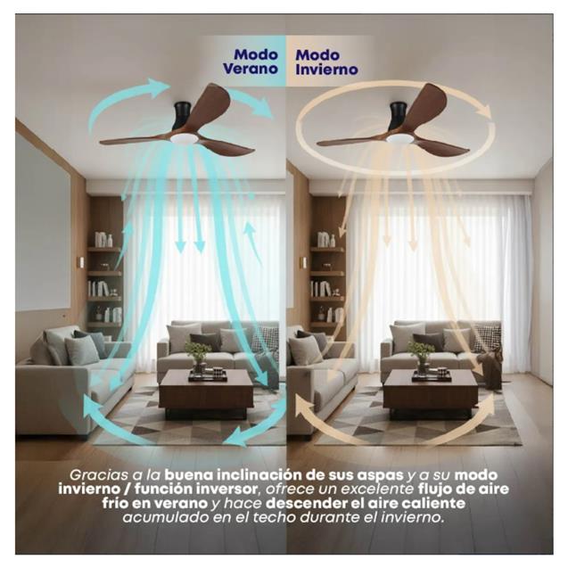 Ventilador De Techo Abon Garden Línea Zentra (AGZ 54 220 - NE OS)