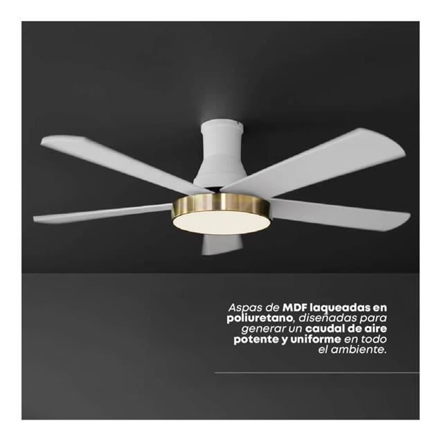 Ventilador De Techo Abon Garden Línea Zentra (AGZ 48 440 – BL)