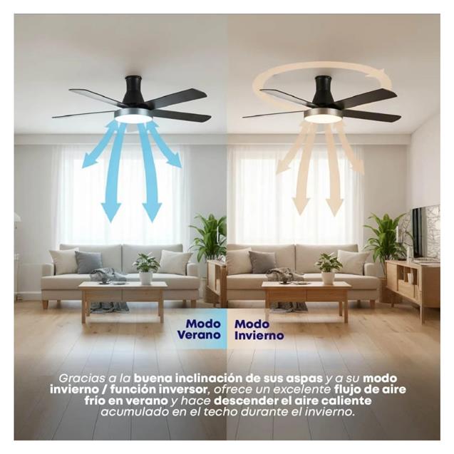 Ventilador De Techo Abon Garden Línea Zentra (AGZ 48 440 – NE)