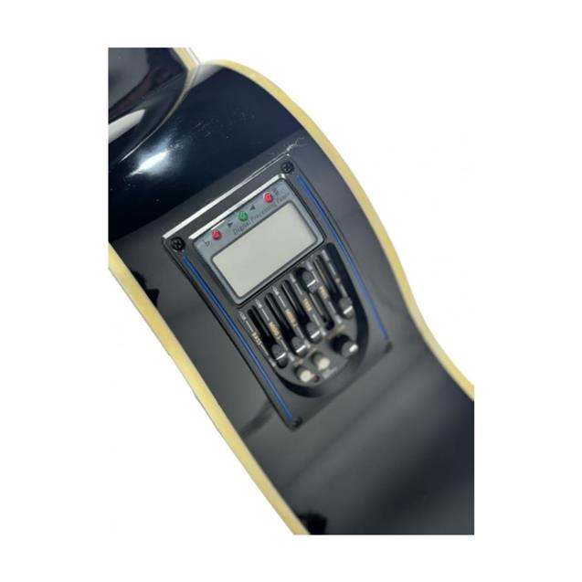 Guitarra Texas Electroacústica Black + Soporte A (AG15LC5BK)