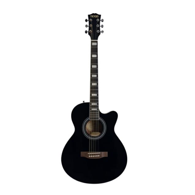 Guitarra Texas Electroacústica Black + Soporte A (AG15LC5BK)