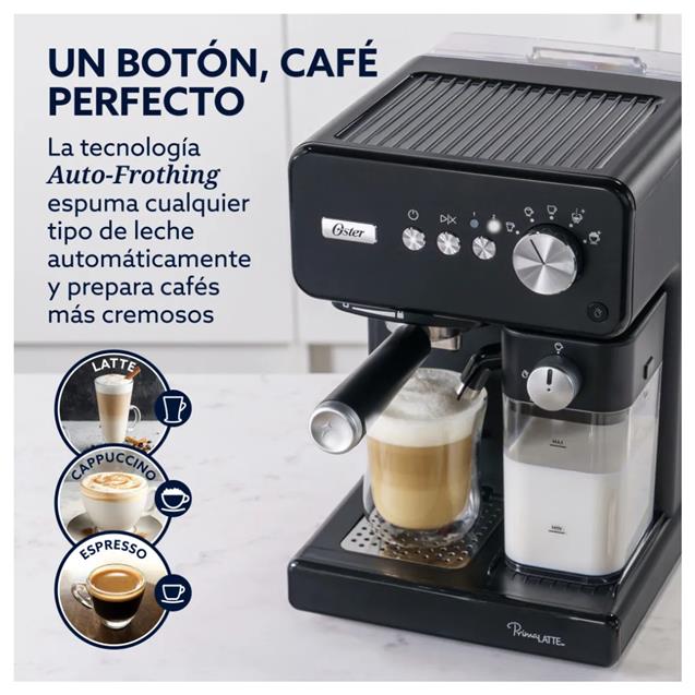 Cafetera Oster Express 15 Bares Black (EM6604BAR)