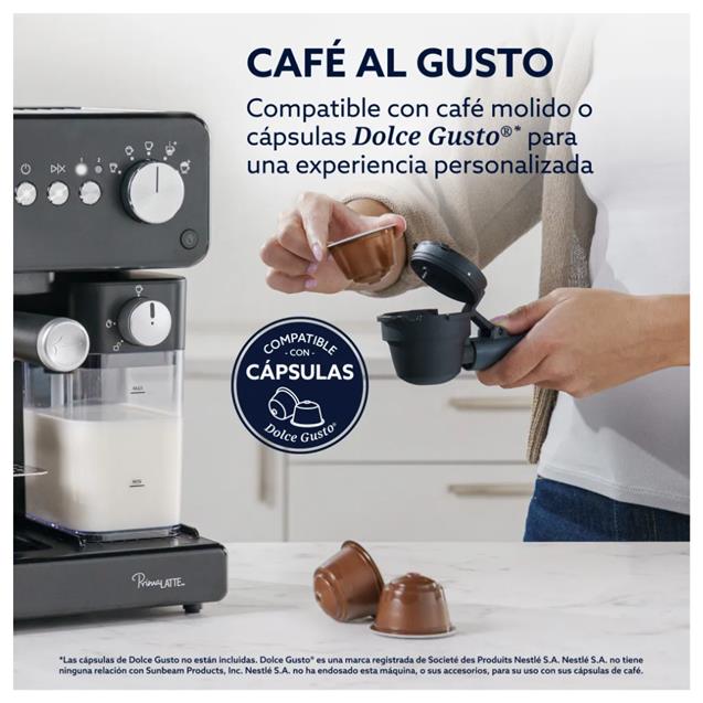 Cafetera Oster Express 15 Bares Black (EM6604BAR)