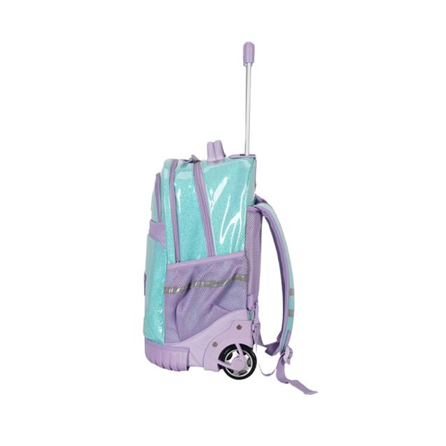 Mochila Elf Con Carro Violeta (6466A)