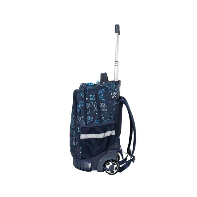 Mochila Elf Con Carro Azul (6467B)