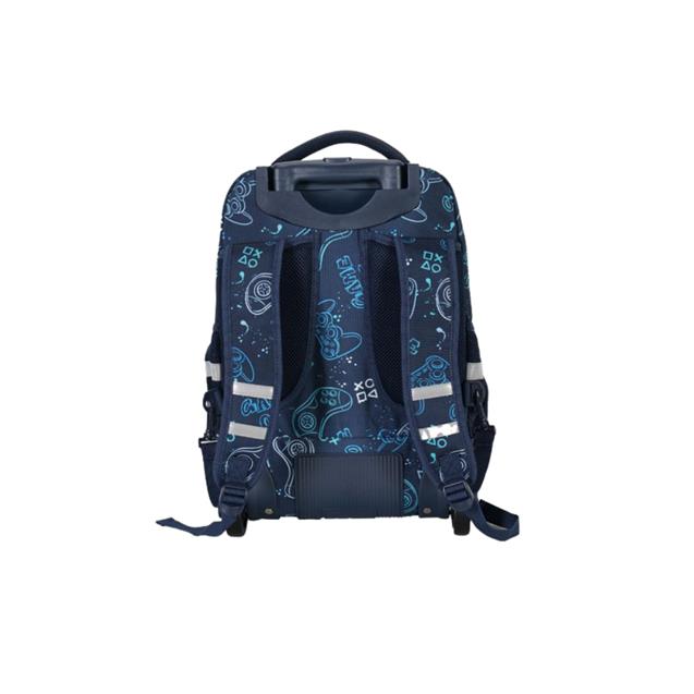 Mochila Elf Con Carro Azul (6467B)