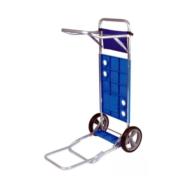 Carro Mor P/Playa Aluminio Azul (13918)