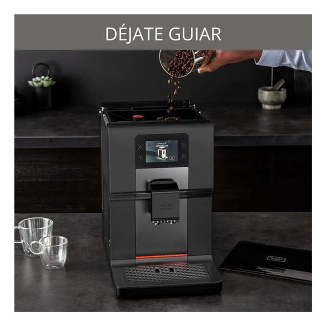 Cafetera Krups Super Auto Intuition Preference 15 Bares Touch + Lechero (EA875U10)