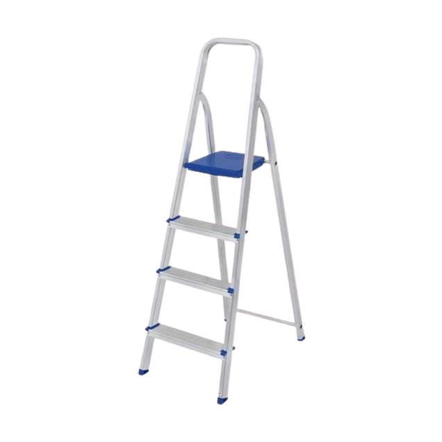 Escalera Mor 4 Escalones Aluminio 1.23 Mts (5102)